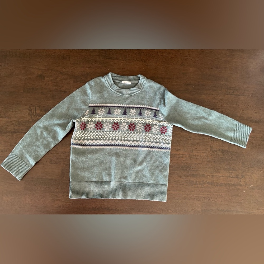 Jumping Beans Kids Fair Isle Sweater - Green